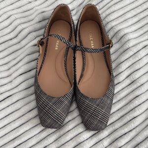 Cole Haan Women's Checkered Flats with Strap